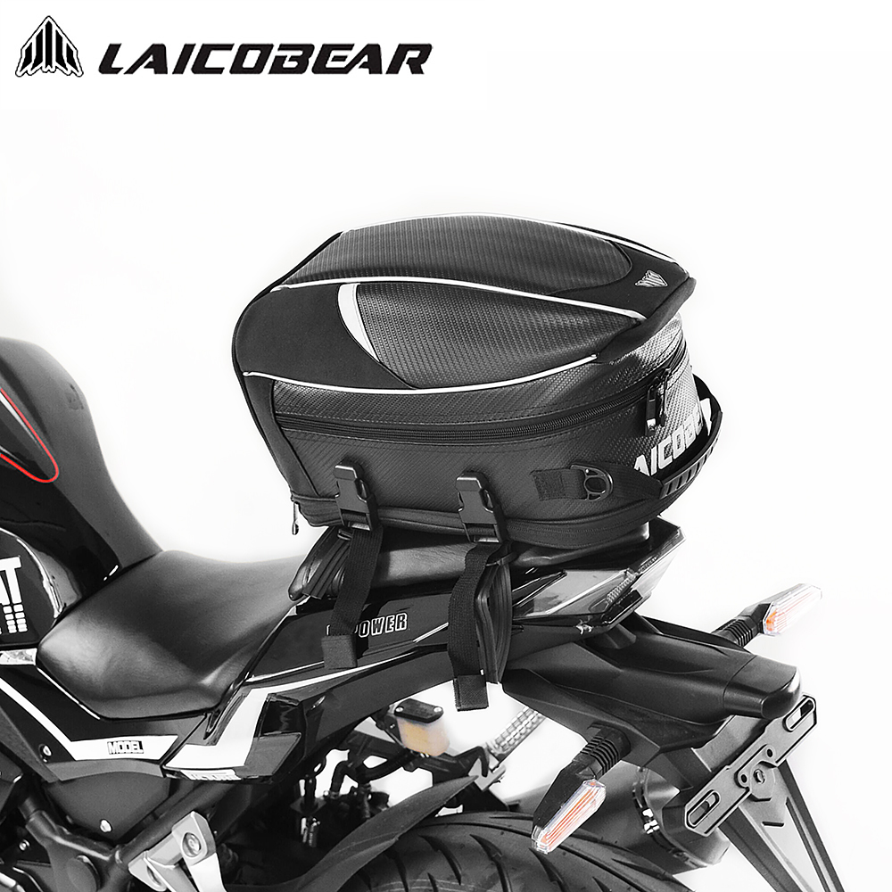 Motorcycle Tail Bag Black Moto - огляд і ціна Motorcycle Gear Backpack
