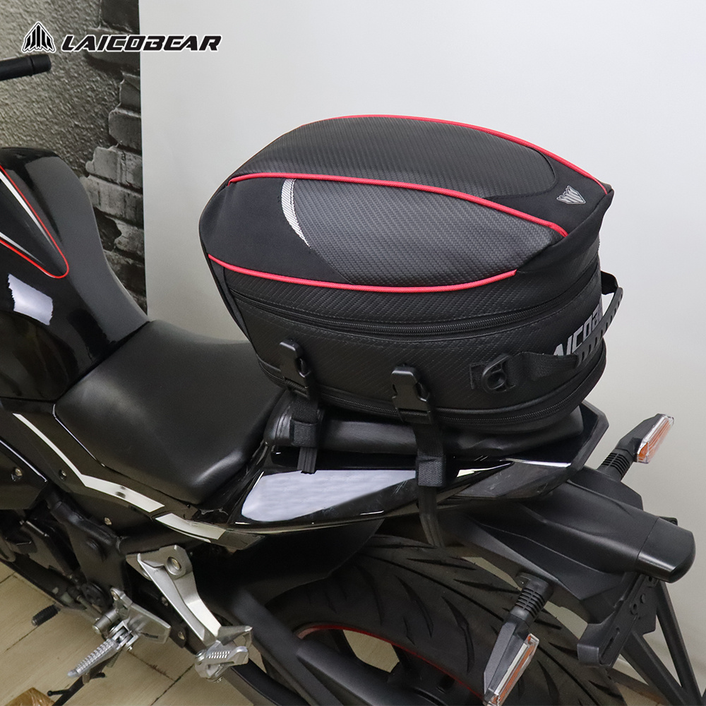 Motorcycle Tail Bag Black Moto - огляд і ціна Motorcycle Gear Backpack