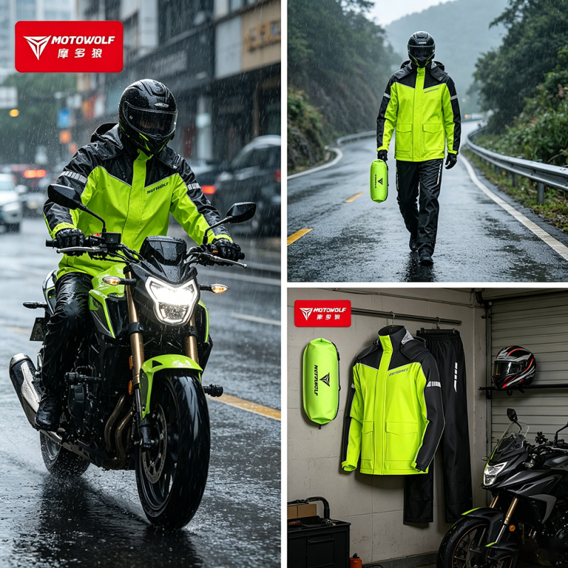 MOTOWOLF Motorcycle Raincoat A - огляд і ціна Motorcycle Gear Mens