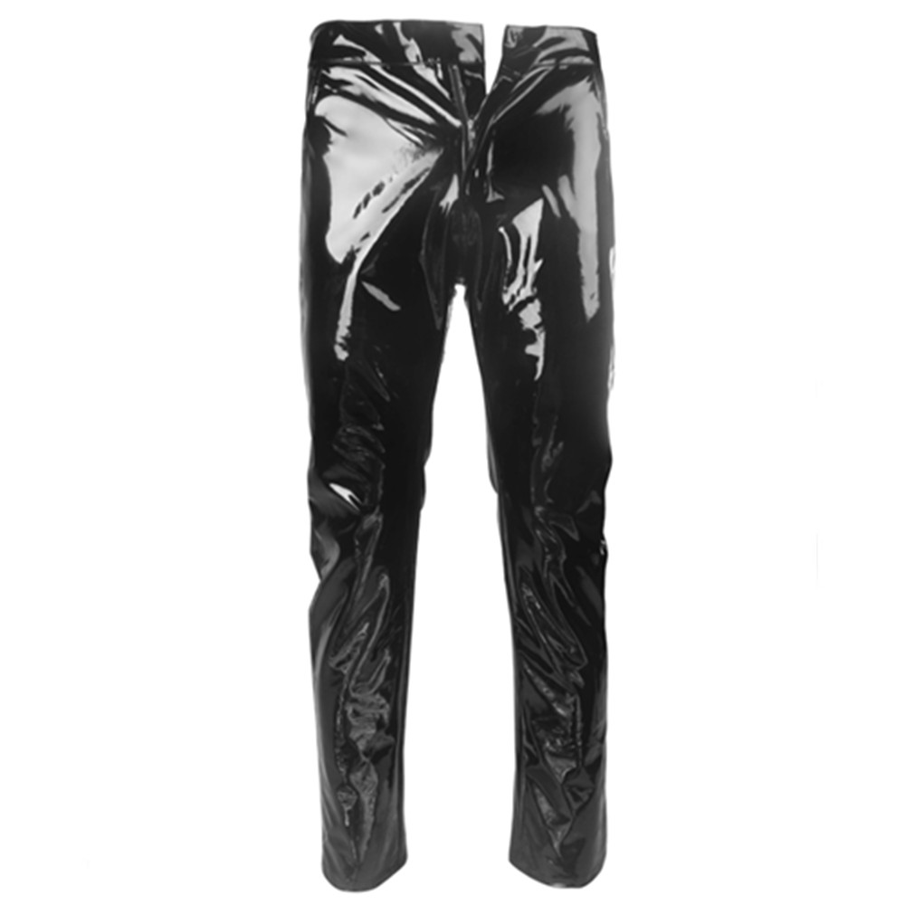Shiny PVC Latex Trousers Men M - огляд і ціна Motorcycle Gear Mens