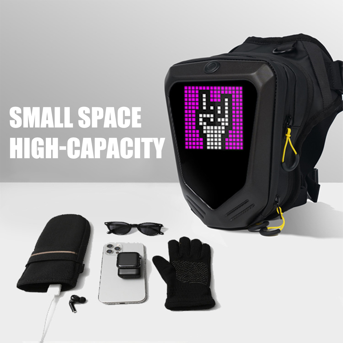 Smart LED Screen Motorcycle Bi - огляд і ціна Motorcycle Gear Backpack