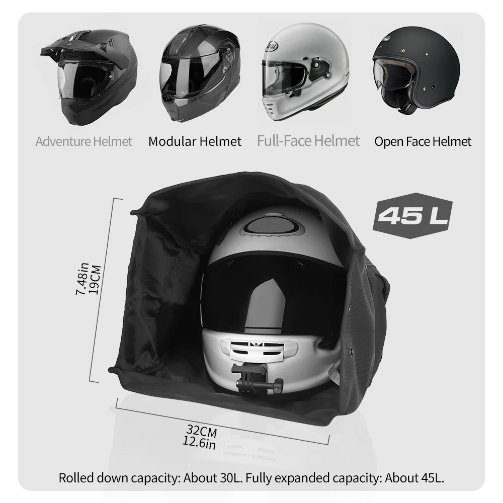 Rhinowalk Motorcycle Helmet Ba - огляд і ціна Motorcycle Gear Backpack