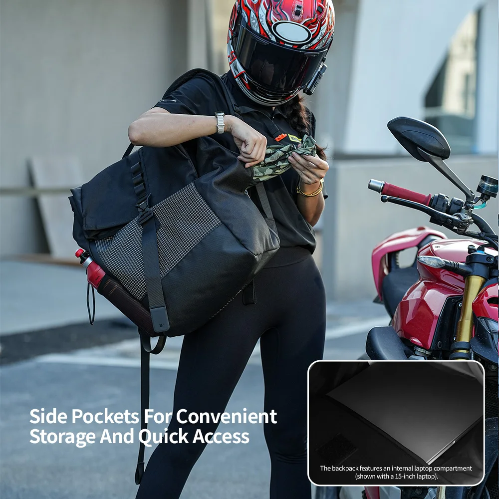 Rhinowalk Motorcycle Helmet Ba - огляд і ціна Motorcycle Gear Backpack